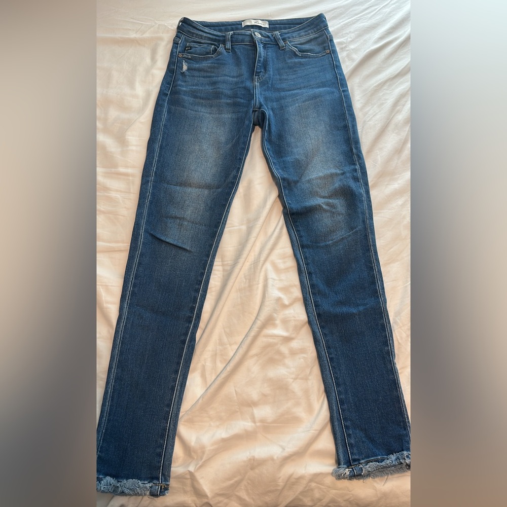 KanCan Dark Blue Straight Leg Jeans